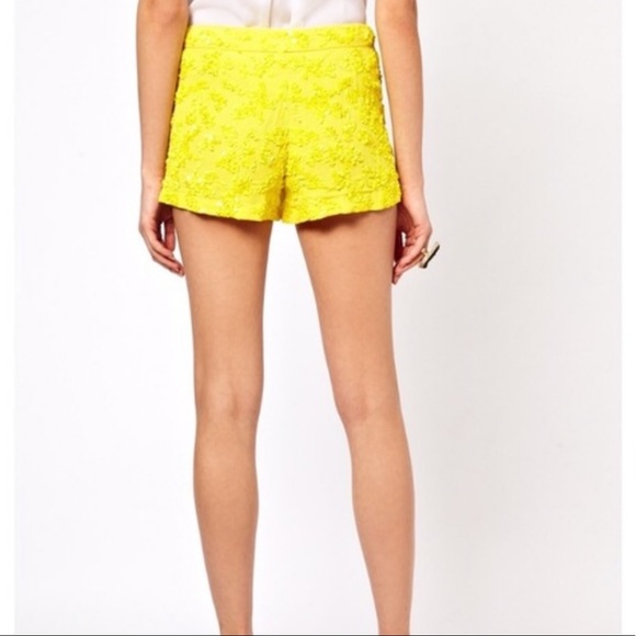 French Connection sequin shorts- like new, size 4 - Picture 3 of 8